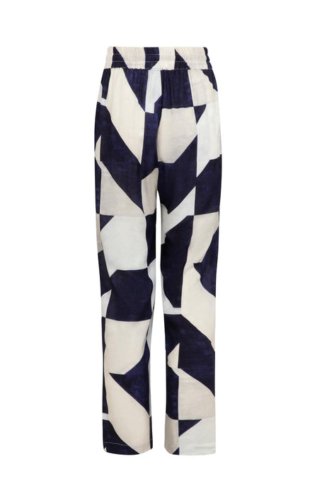 ABSTRACT LINEN PANT SET