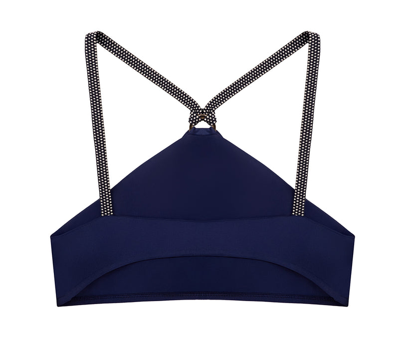 BLUE ROPE HIGH NECK BIKINI