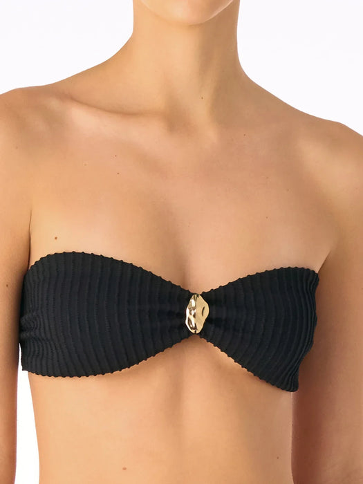 CANE/YUMA SHELL BLACK BIKINI