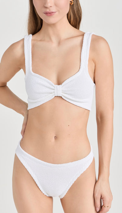 HUNZA G BONNIE WHITE BIKINI