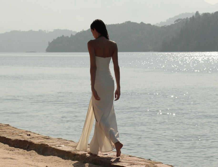 IRIS OFF WHITE DRESS