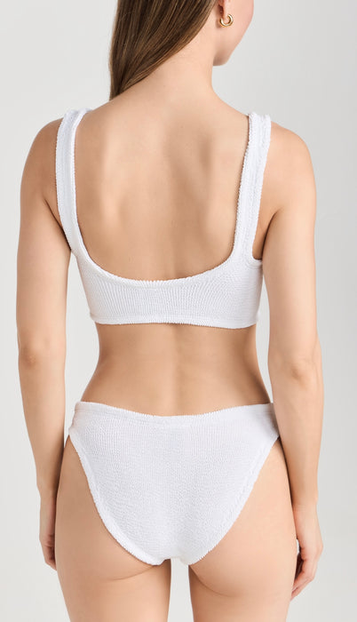 HUNZA G BONNIE WHITE BIKINI