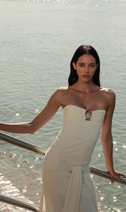 IRIS OFF WHITE DRESS