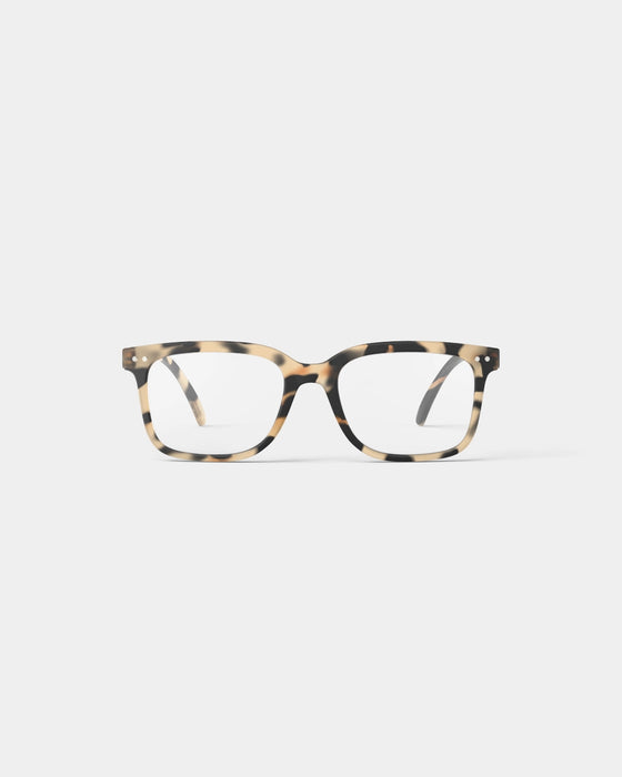 L READING LIGHT TORTOISE GLASSES