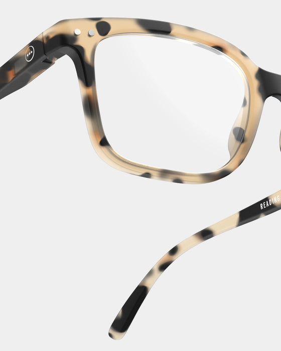 L READING LIGHT TORTOISE GLASSES