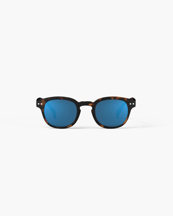 C TORTOISE MIRROR SUNGLASSES