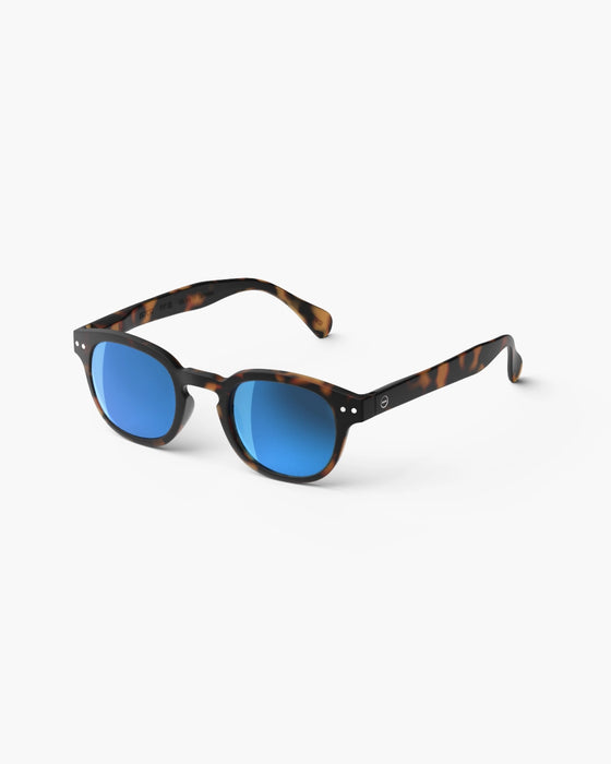 C TORTOISE MIRROR SUNGLASSES