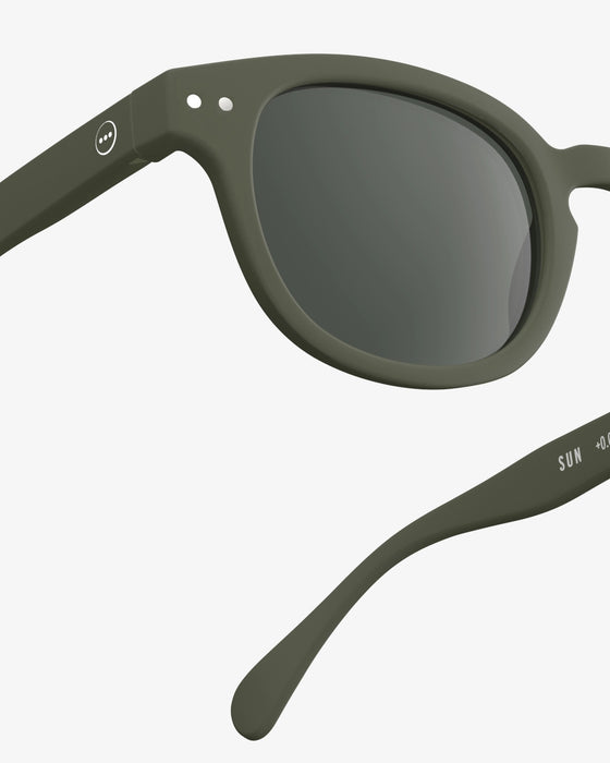 C KAKI GREEN SUNGLASSES