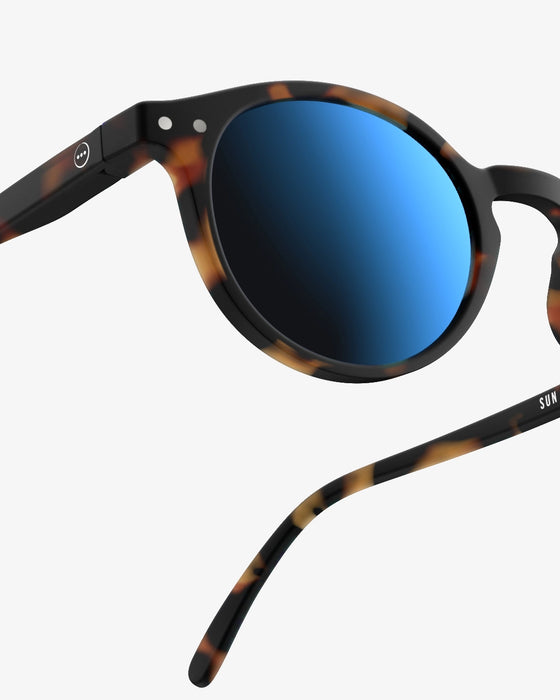 H TORTOISE MIRROR SUNGLASSES