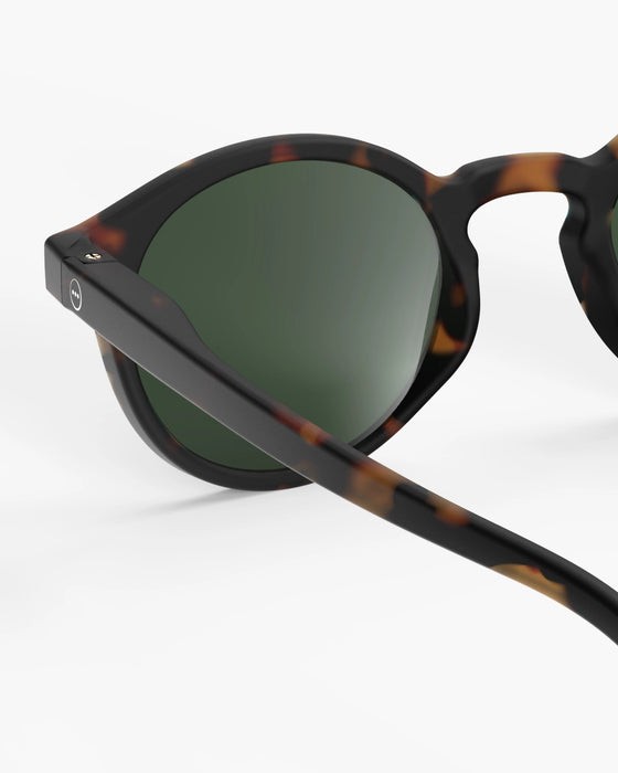 H TORTOISE GREEN LENSES SUNGLASSES