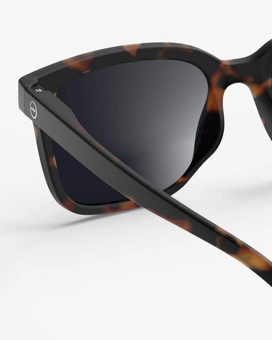 L TORTOISE MIRROR SUNGLASSES