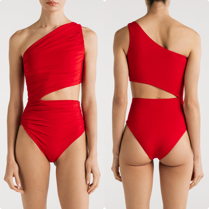 DIANA RED ONE PIECE