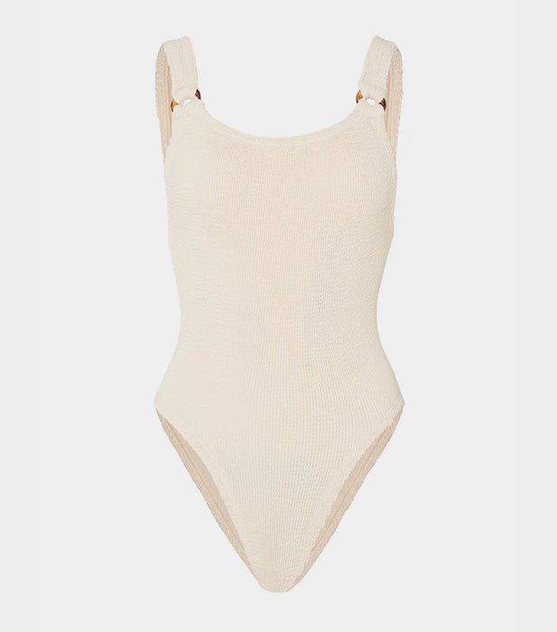 HUNZA G DOMINO BLUSH ONE PIECE