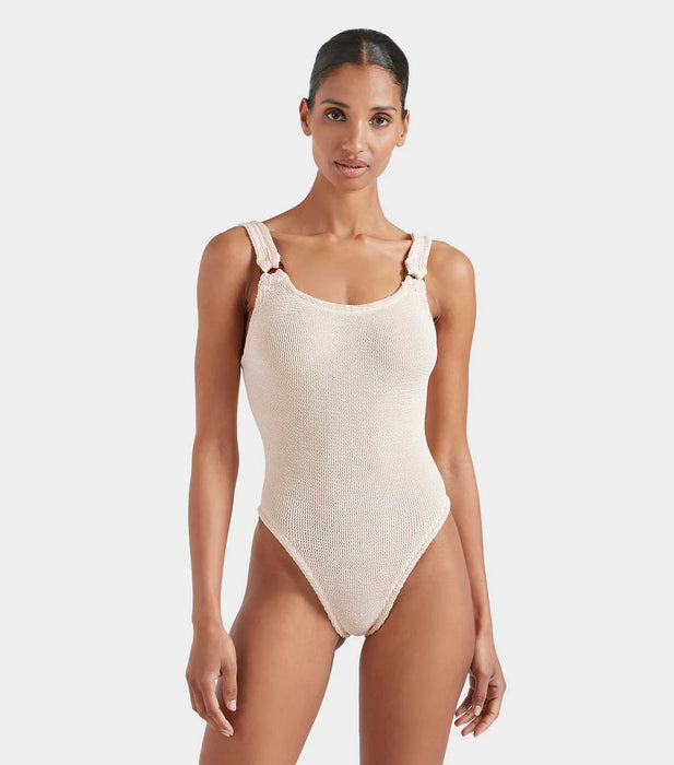 HUNZA G DOMINO BLUSH ONE PIECE