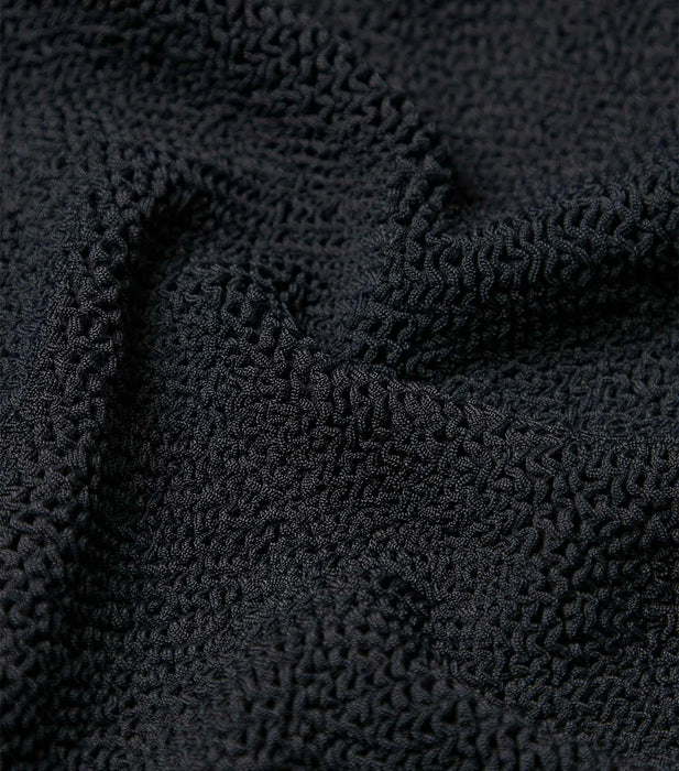 HUNZA G SQUARE NECK BLACK ONE PIECE