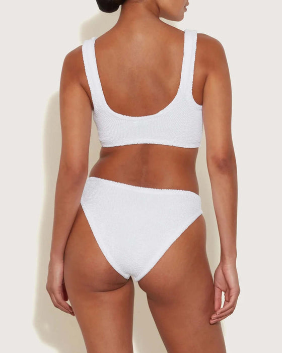 HUNZA G BONNIE WHITE BIKINI