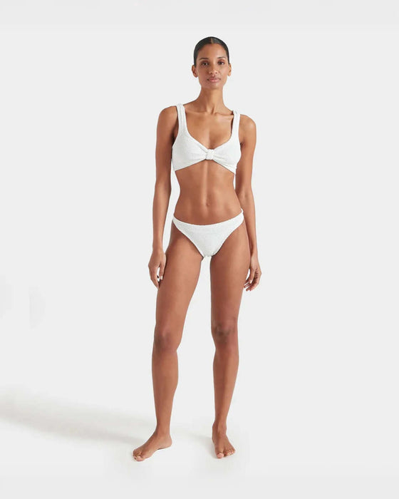 HUNZA G BONNIE WHITE BIKINI