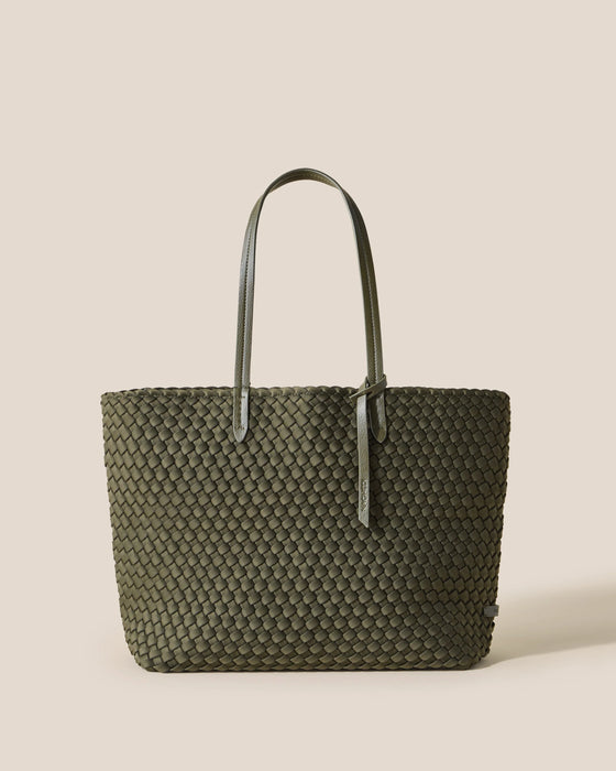 NAGHEDI JET SETTER SMALL TOTE OLIVE