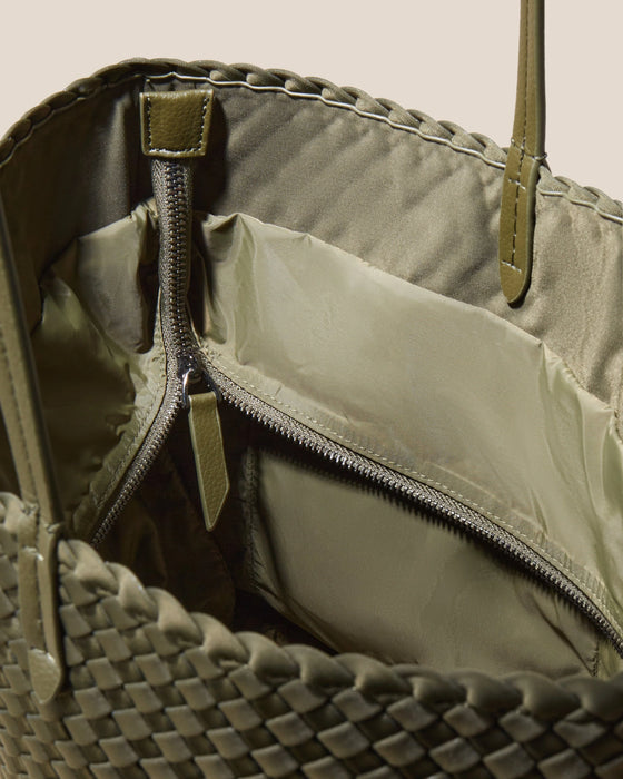 NAGHEDI JET SETTER SMALL TOTE OLIVE