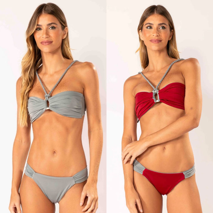 RING ROPE BUTTERFLY GRUS/MARSALA BIKINI