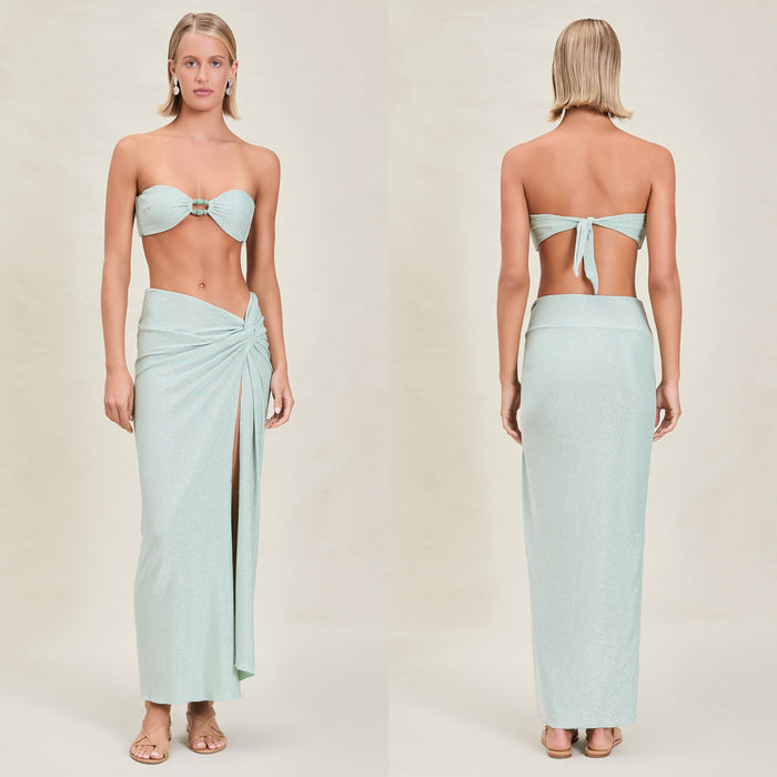 GWEN SPEARMINT SKIRT