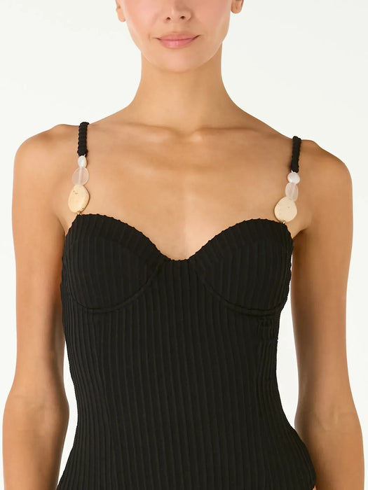 MARE SHELL BLACK ONE PIECE