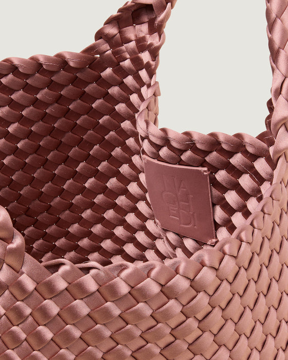 NAGHEDI ST. BARTHS SMALL TOTE SATIN DAPHNE