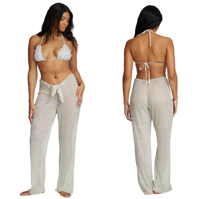 ORO WAVERLY TIE PANTS