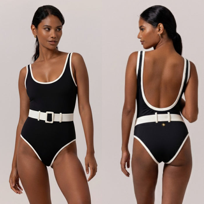 URSULA BLCK/IVORY ONE PIECE