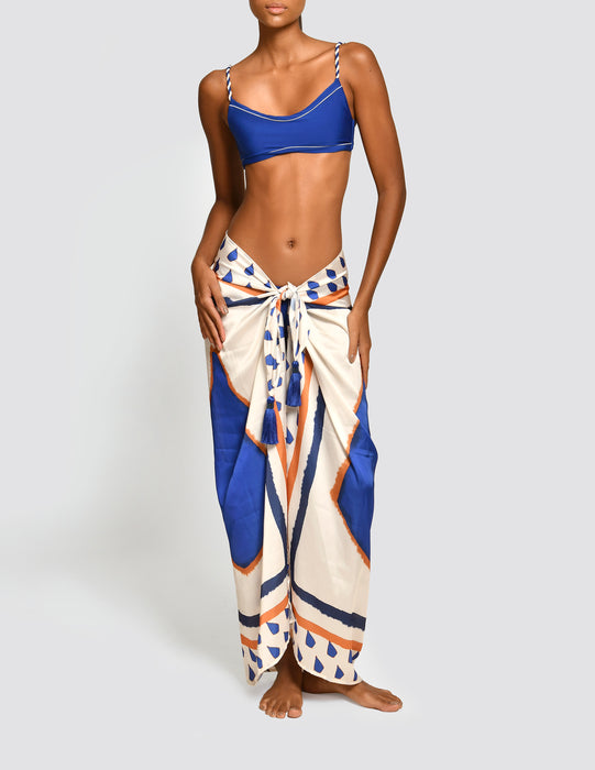 TAYLOR MOLLIS BLUE PAREO