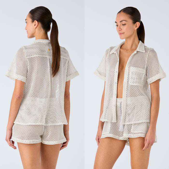 MAYA/NAIR RIHANNA SILVER SHORT SET