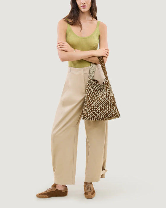 NAGHEDI NOMAD DOUBLE WEAVE CARMEL BAG