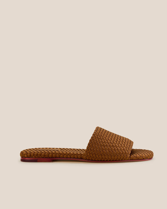 NAGHEDI ST. BARTHS TEAK SLIDES