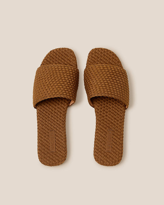 NAGHEDI ST. BARTHS TEAK SLIDES