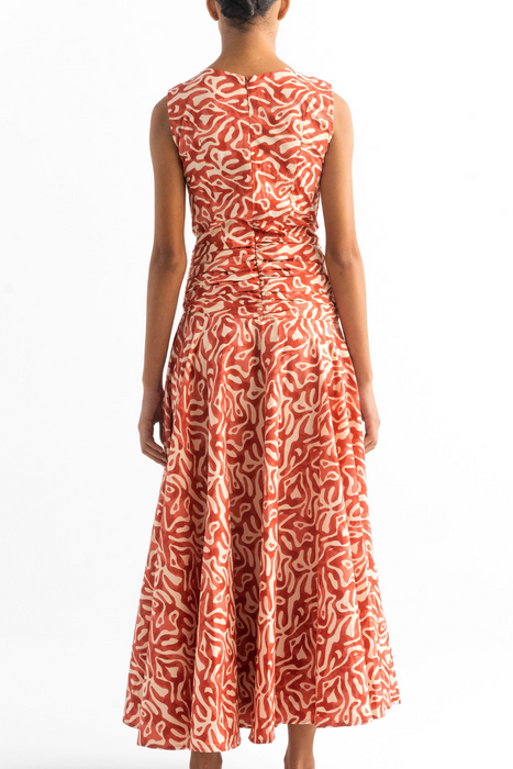 GIOVANNA CORAL DOMUS DRESS