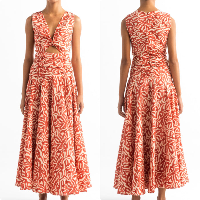 GIOVANNA CORAL DOMUS DRESS