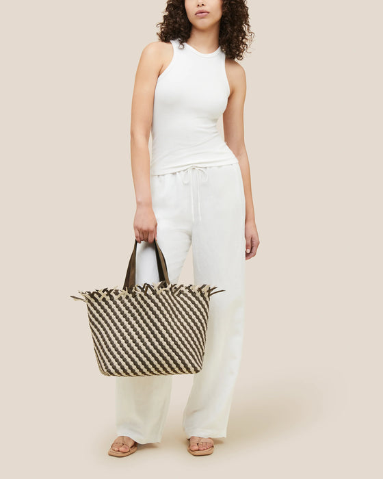 NAGHEDI HAVANA MEDIUM TOTE CARRARA