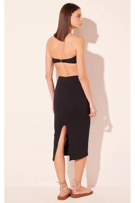 AGUA DE COCO CHACAL BORDADO BLACK SKIRT