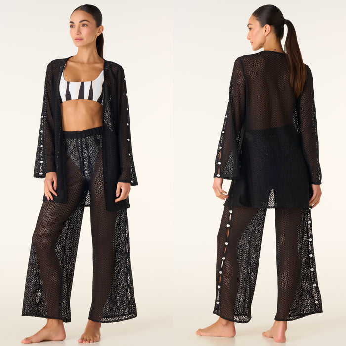 AMBER/FEDERICA NILO BLACK PANT SET