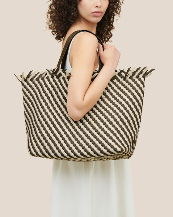 NAGHEDI HAVANA LARGE TOTE CARRARA