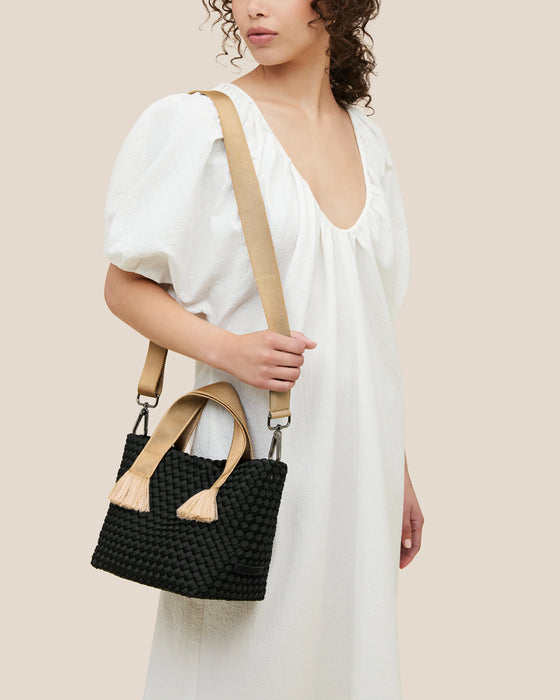 NAGHEDI TULUM SMALL TOTE UMBRA