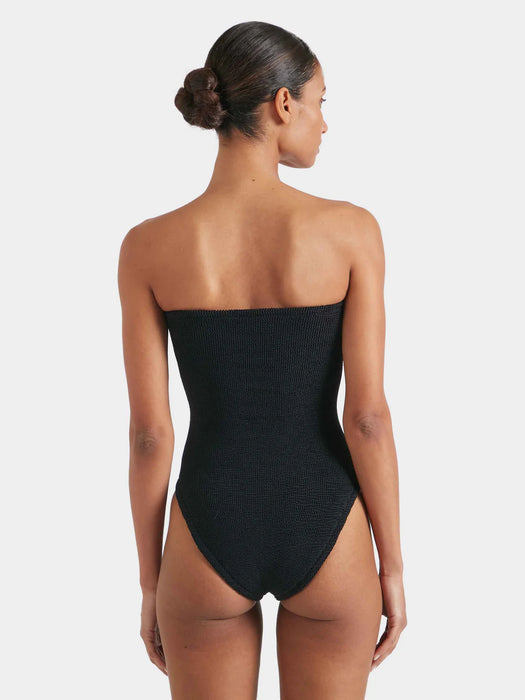HUNZA G BROOKE BLACK ONE PIECE
