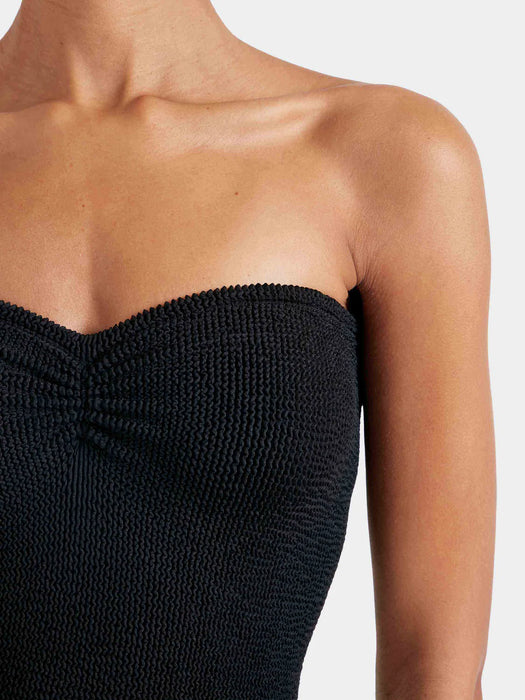 HUNZA G BROOKE BLACK ONE PIECE