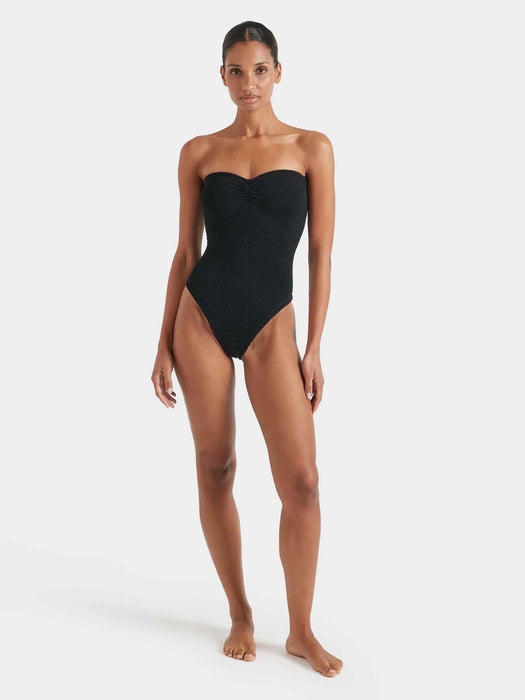 HUNZA G BROOKE BLACK ONE PIECE