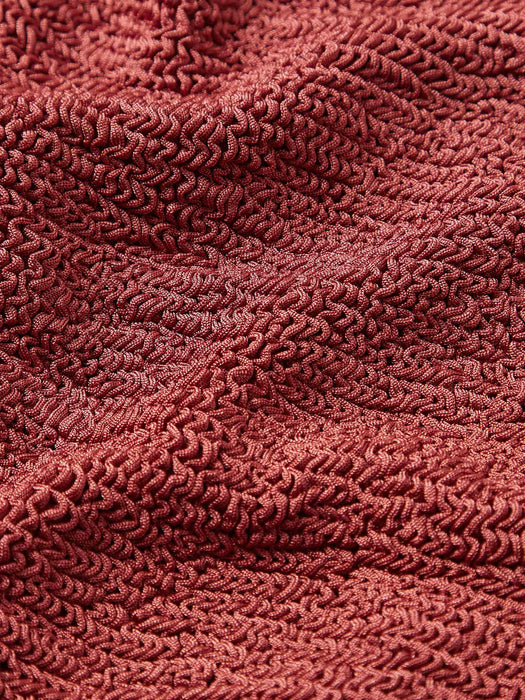 HUNZA G SANDY METALLIC ROSEWOOD ONE PIECE