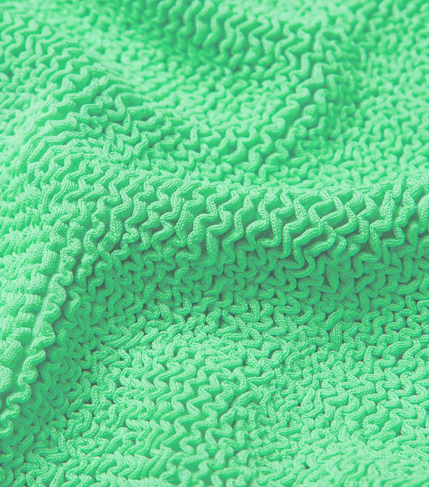 HUNZA G SQUARE NECK LIME ONE PIECE