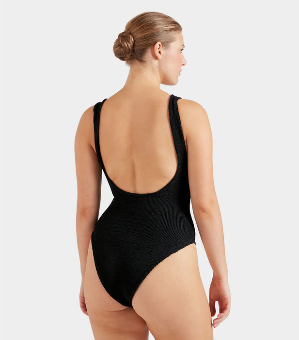 HUNZA G DOMINO BLACK ONE PIECE