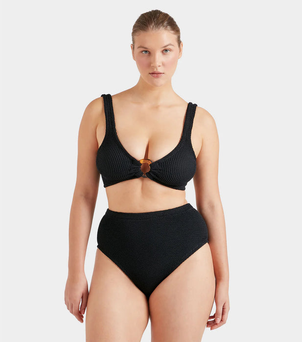 HUNZA G NADINE BLACK BIKINI