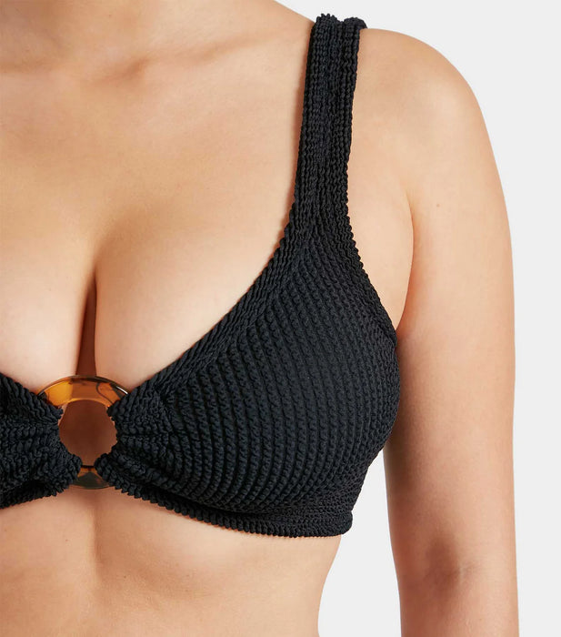 HUNZA G NADINE BLACK BIKINI