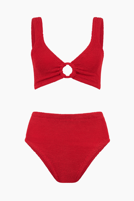 HUNZA G NADINE RED BIKINI
